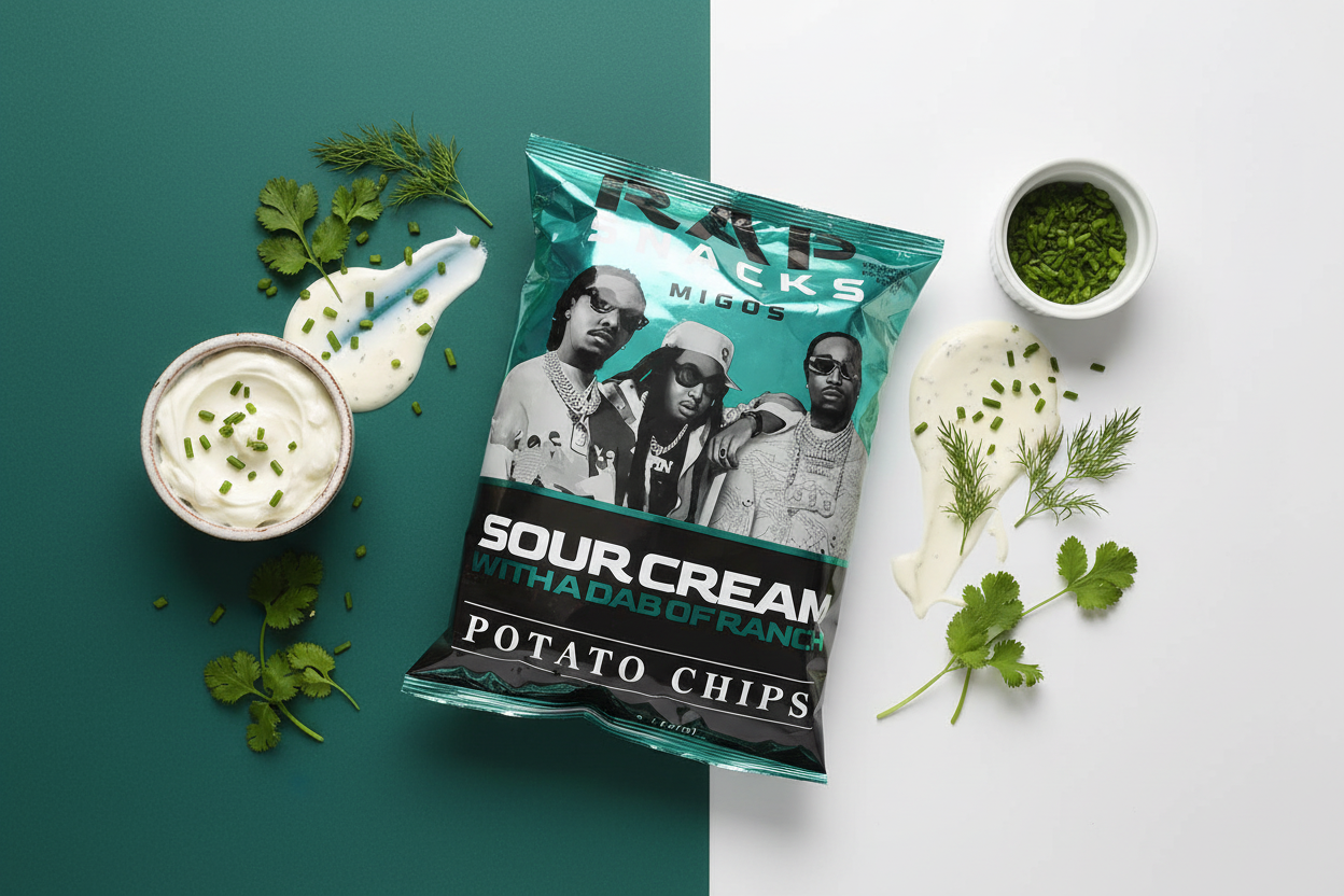Migos Sour Cream - Flat Lay