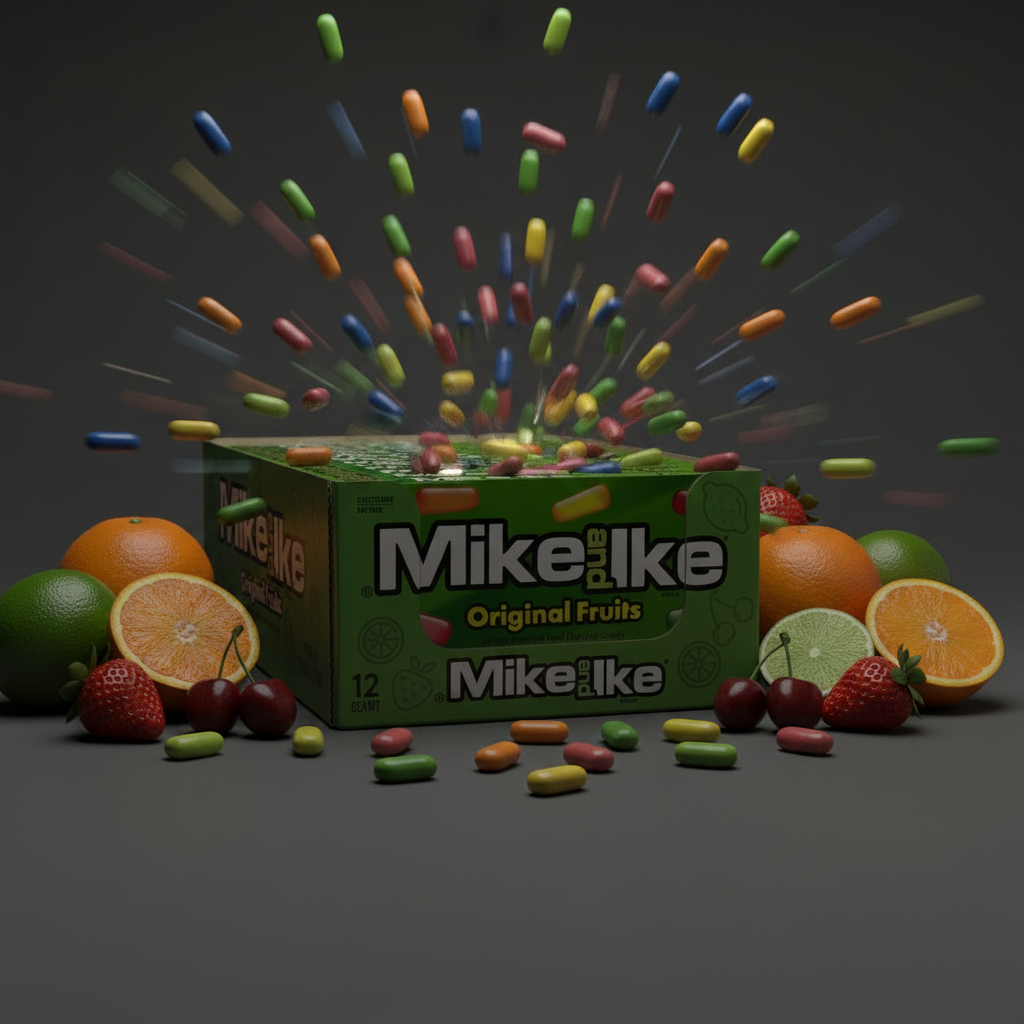 Mike and Ike Box of 12 - Dark Moody