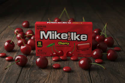 Mike and Ike Cherry Single Box Lifestyle