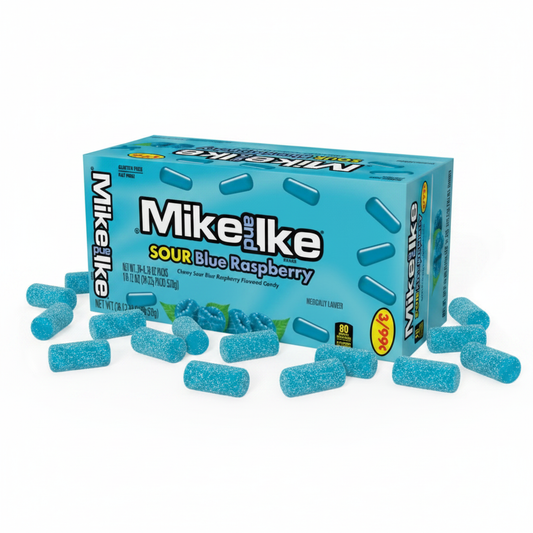 Mike and Ike Sour Blue Raspberry Enhanced