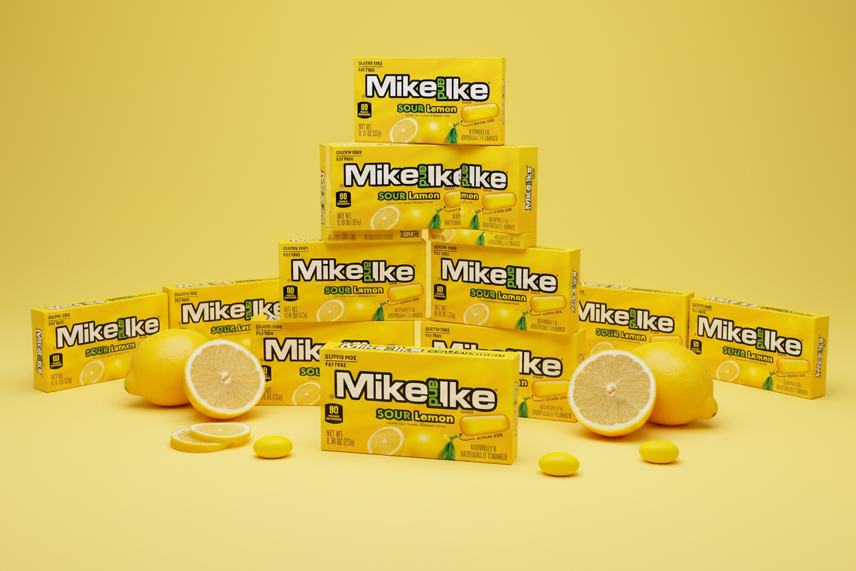 Mike and Ike Sour Lemon Candy