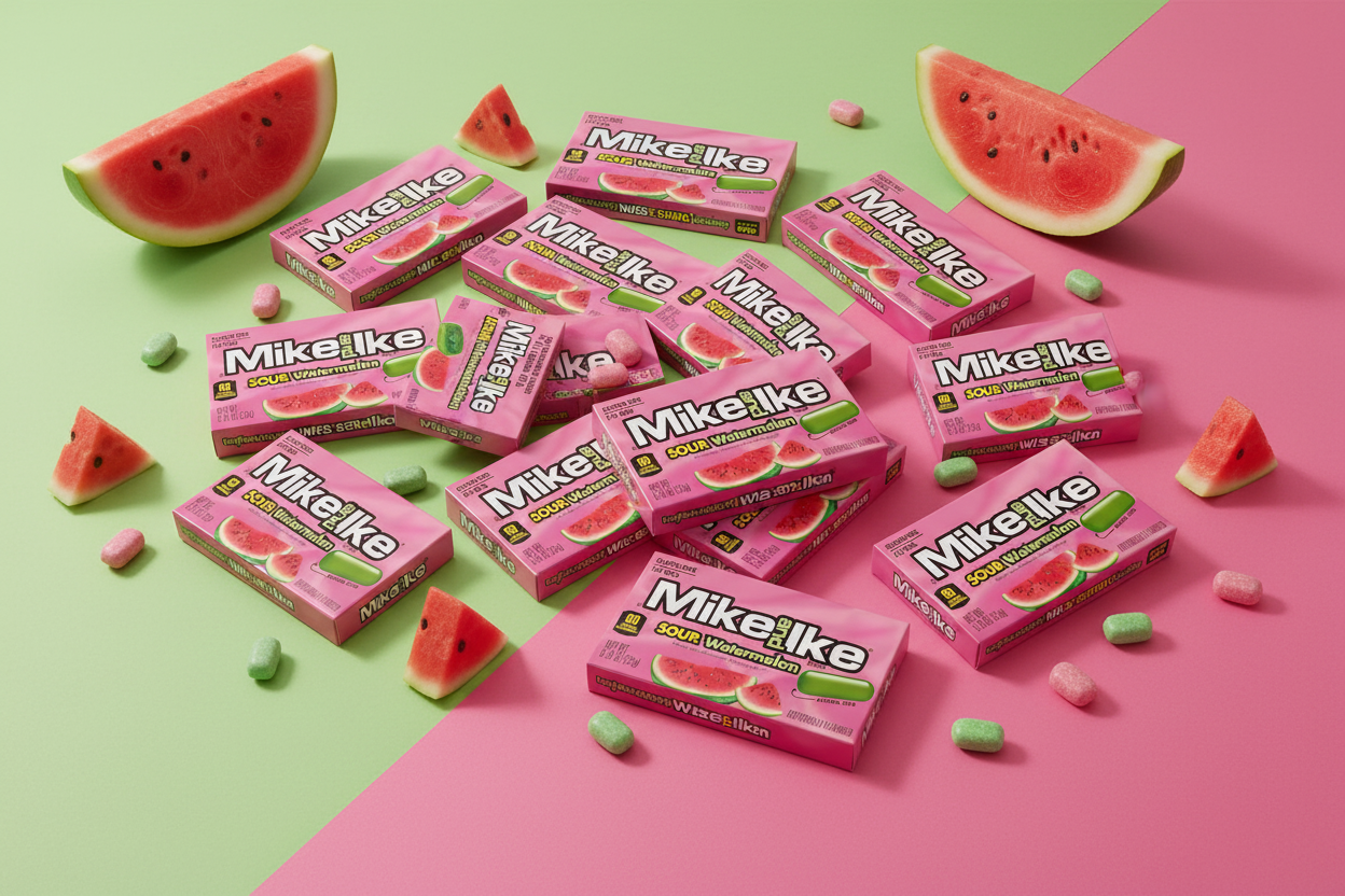 Mike and Ike Sour Watermelon Candy