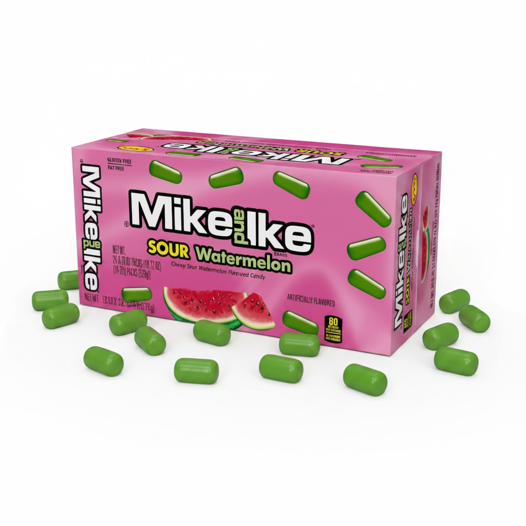 Mike and Ike Sour Watermelon Enhanced