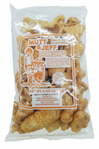 Mutt & Jeff BBQ Porkskins Enhanced