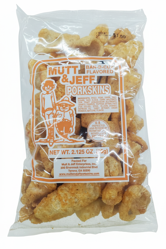 Mutt & Jeff BBQ Porkskins Enhanced