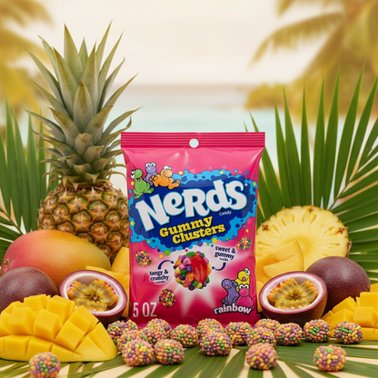 Nerds Gummy Clusters Rainbow Tropical