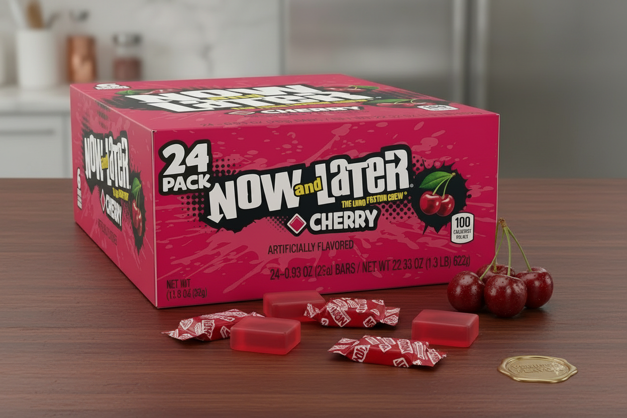 Now and Later Cherry 24 Pack
