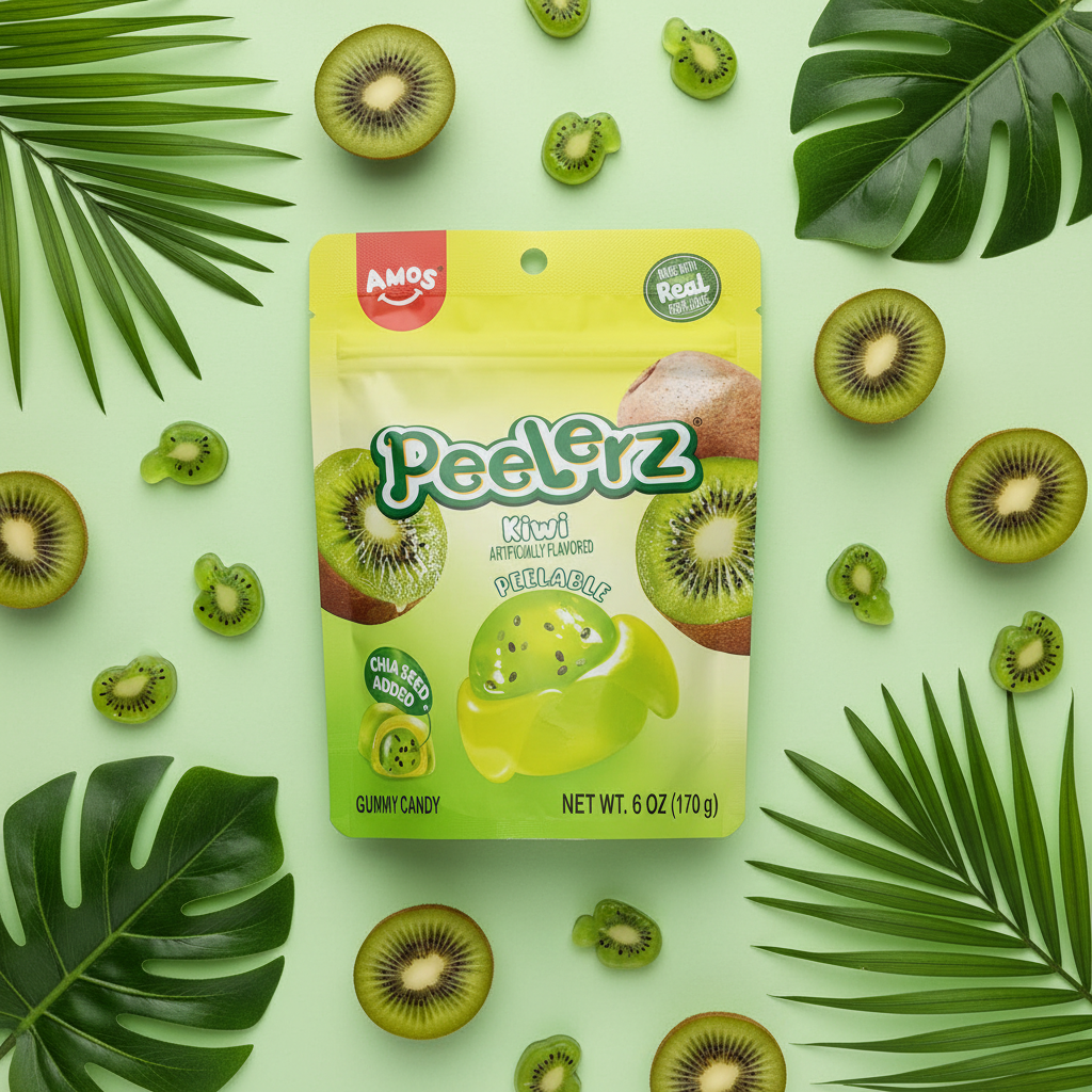 Peelerz Kiwi – Tropical Flat Lay
