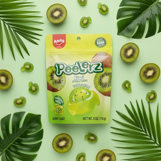 Peelerz Kiwi – Tropical Flat Lay