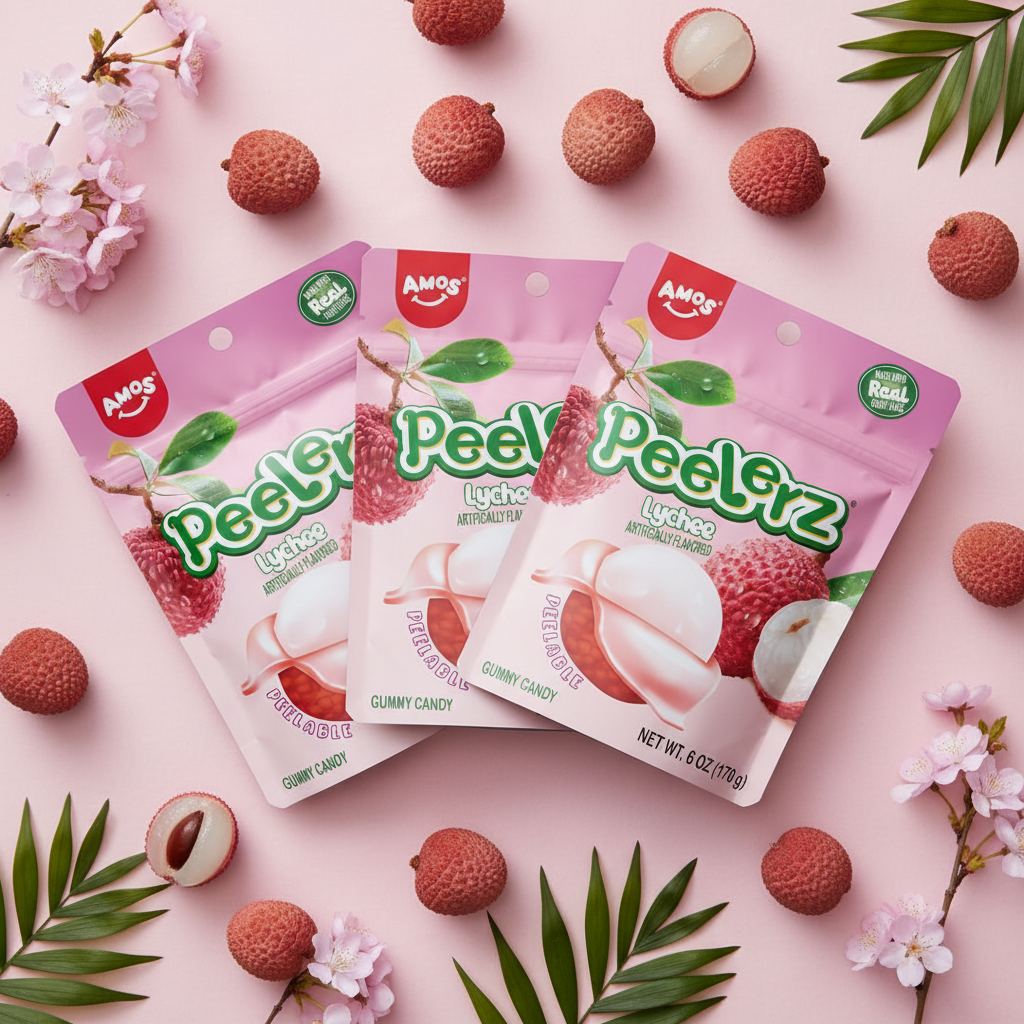 Peelerz Lychee 3-Pack – Flat Lay