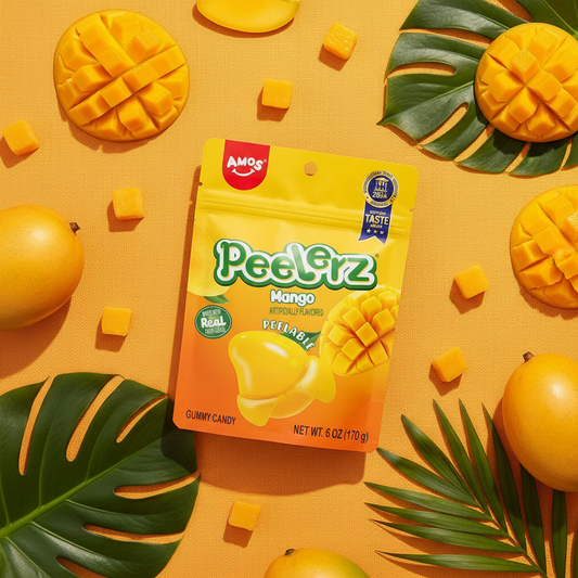 Peelerz Mango – Flat Lay
