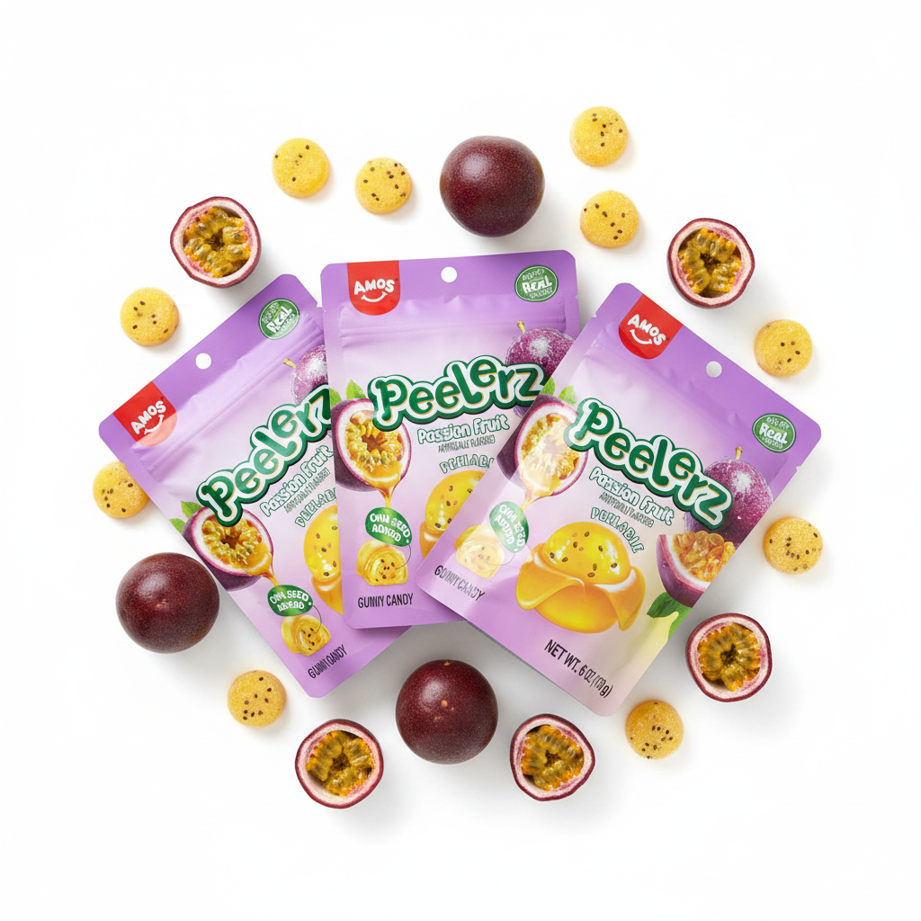 Peelerz Passion Fruit 3-Pack Flat Lay