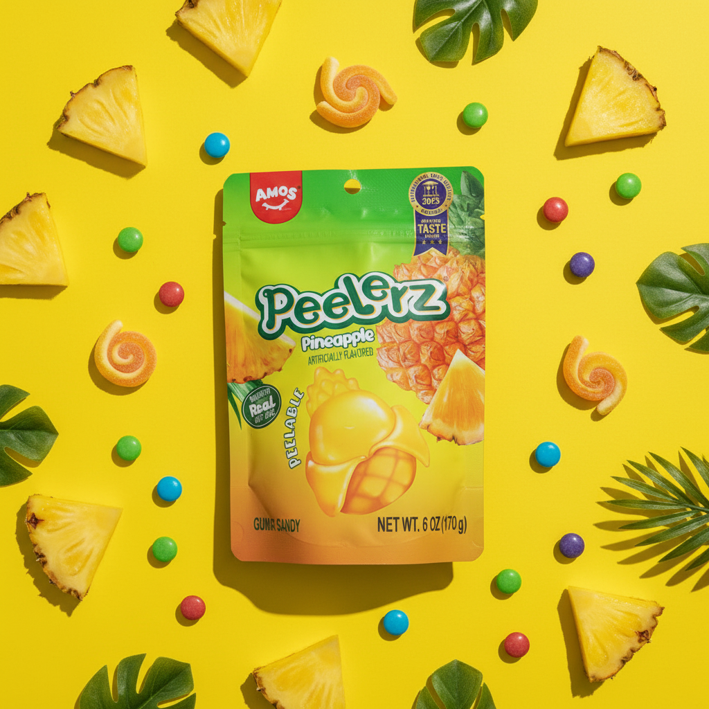 Peelerz Pineapple – Flat Lay Tropical