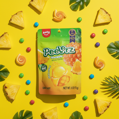 Peelerz Pineapple – Flat Lay Tropical