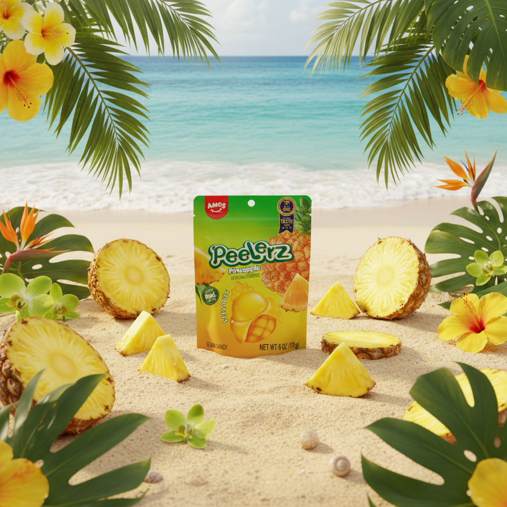Peelerz Pineapple – Tropical Lifestyle Shot