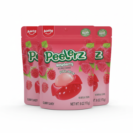 Peelerz Raspberry 3-Pack White BG