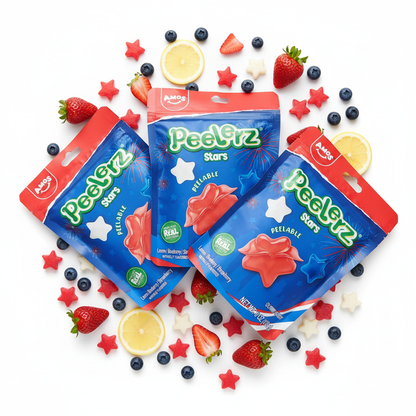 Peelerz Stars 3-Pack Flat Lay