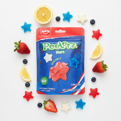 Peelerz Stars Flat Lay