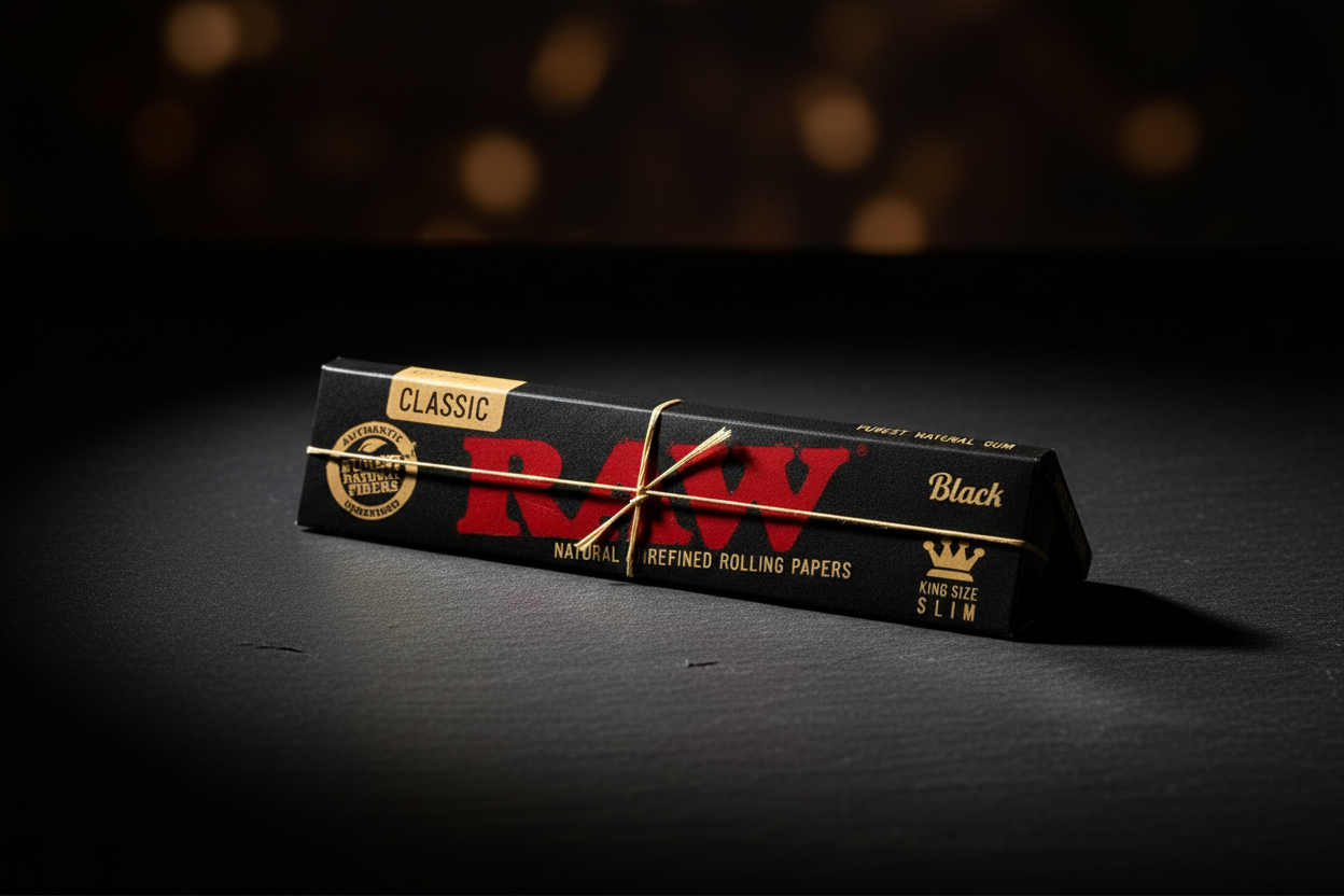 RAW Classic Black King Size Slim Box