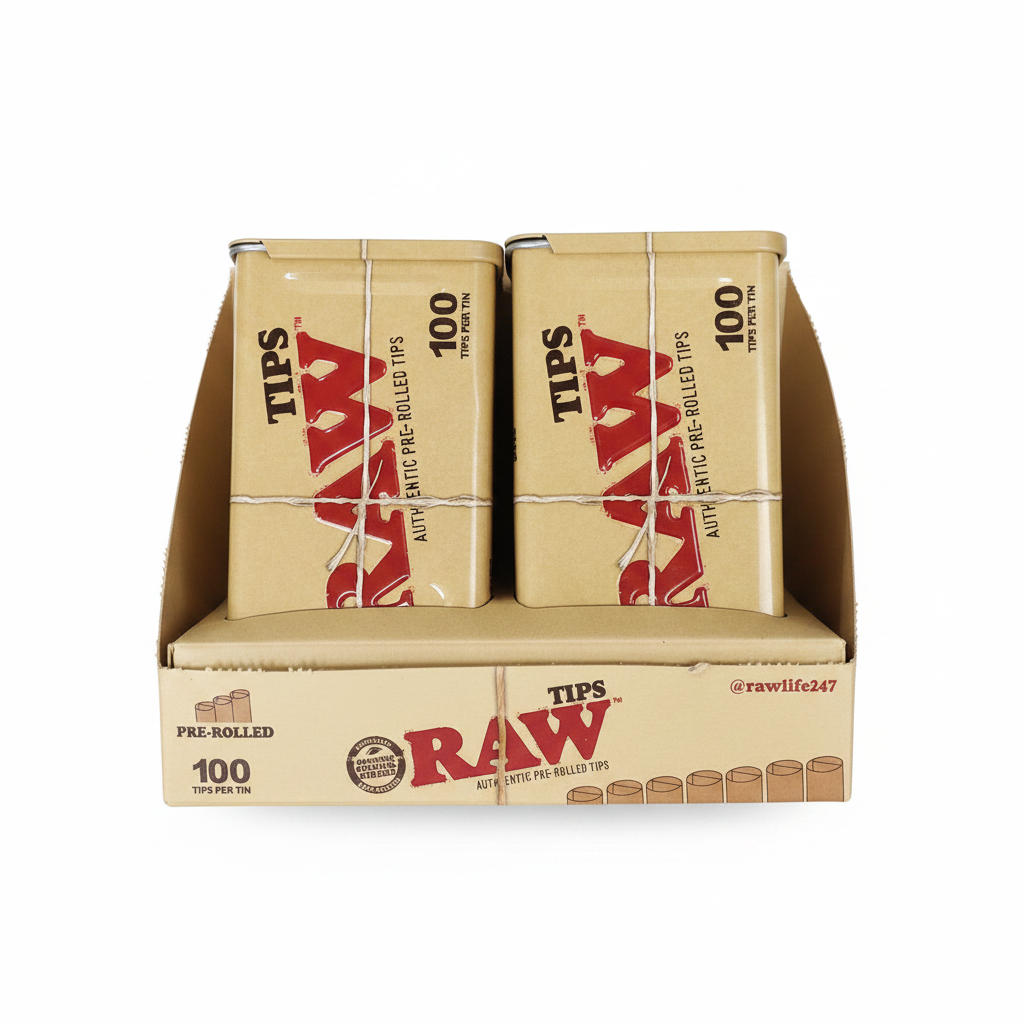 RAW Tips Display Box – Top Down