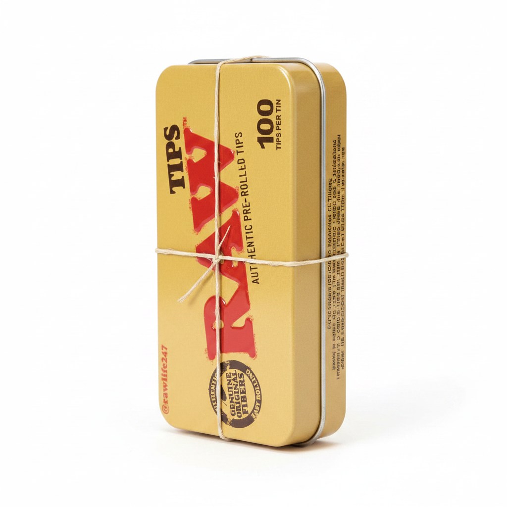 RAW Tips Tin – 3/4 Angle