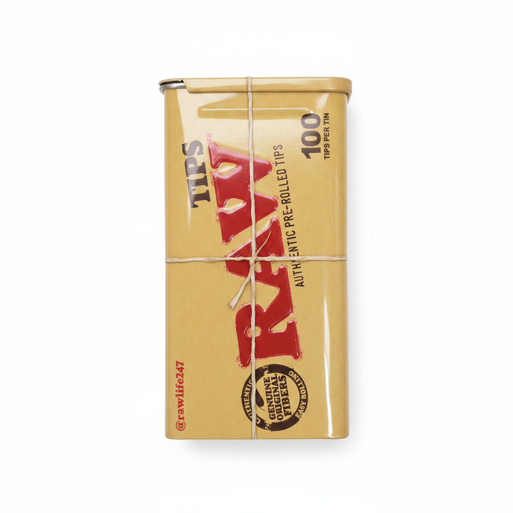 RAW Tips Tin – Top Down