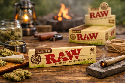 Raw Paper Organic Hemp King Size Slim 4 Pack
