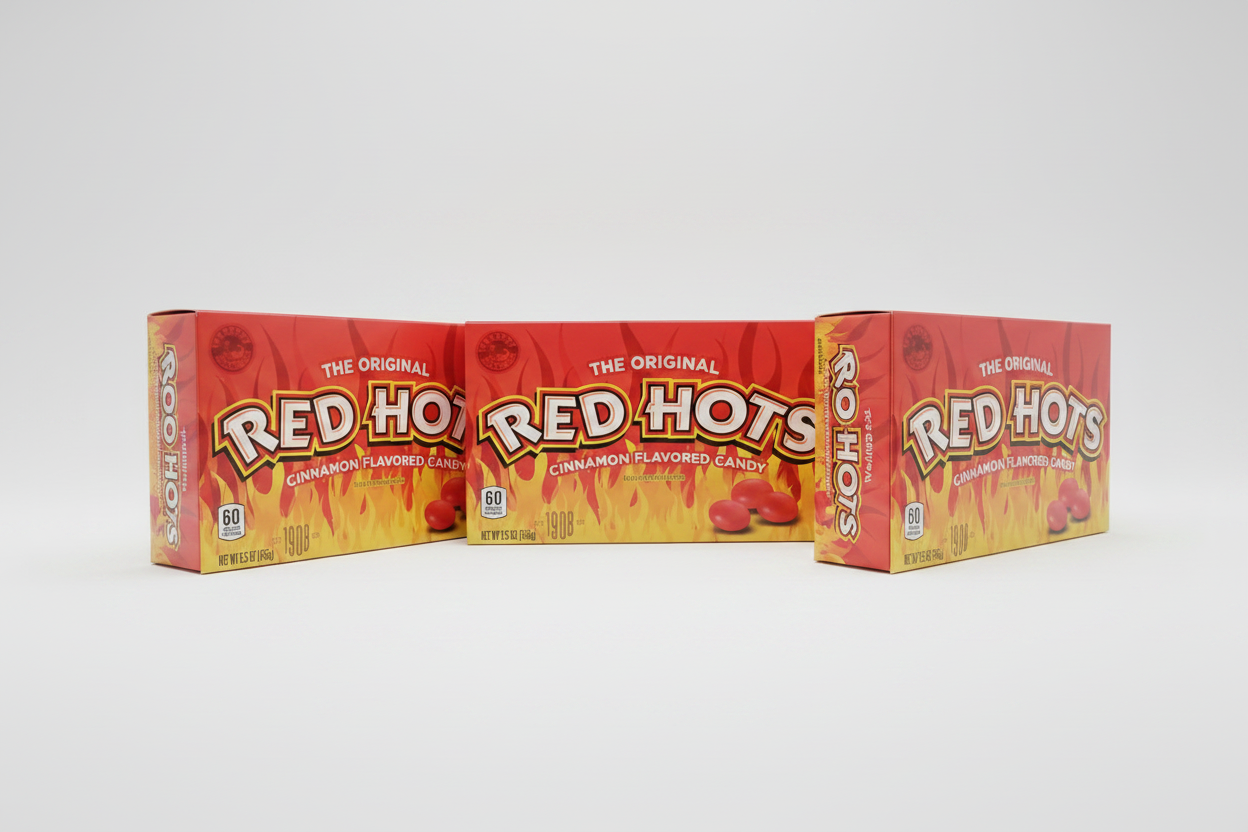 Red Hots 3-Pack Fanned Row
