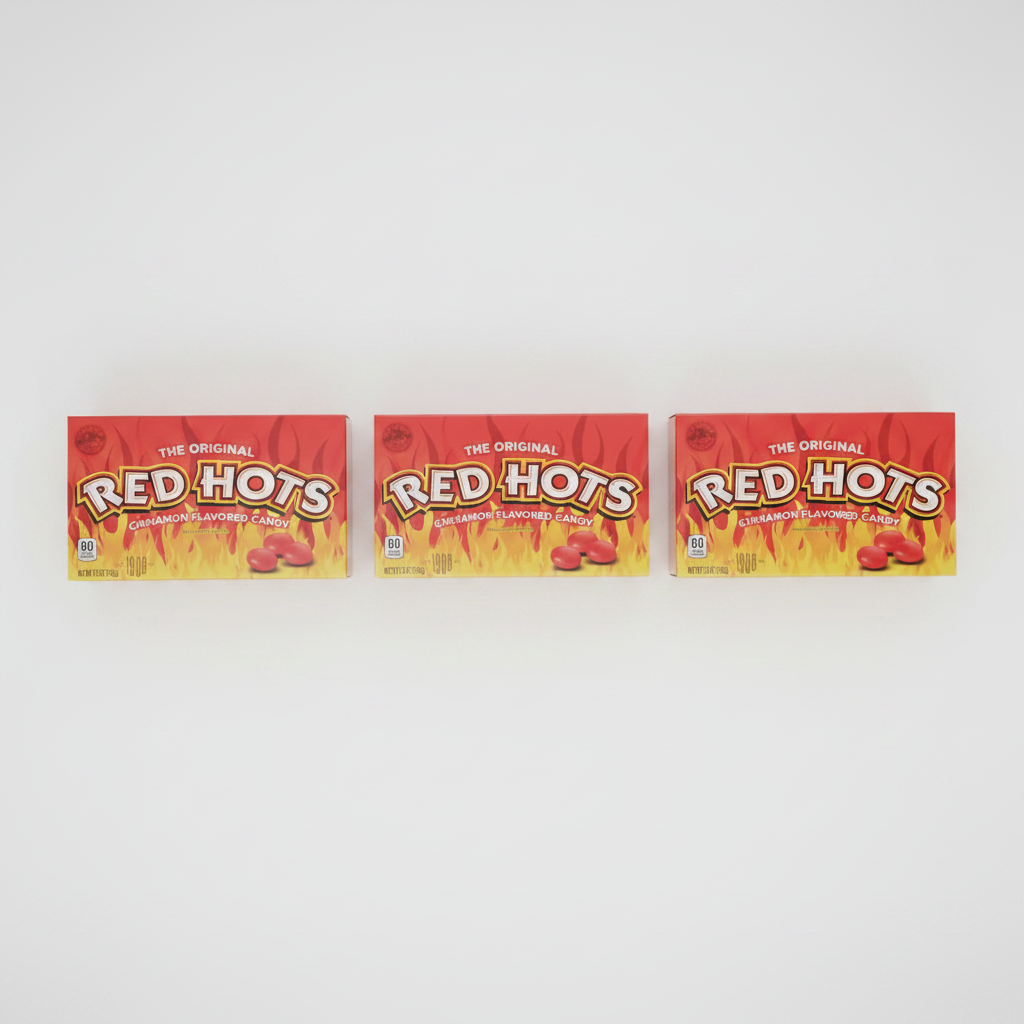 Red Hots 3-Pack Flat Lay