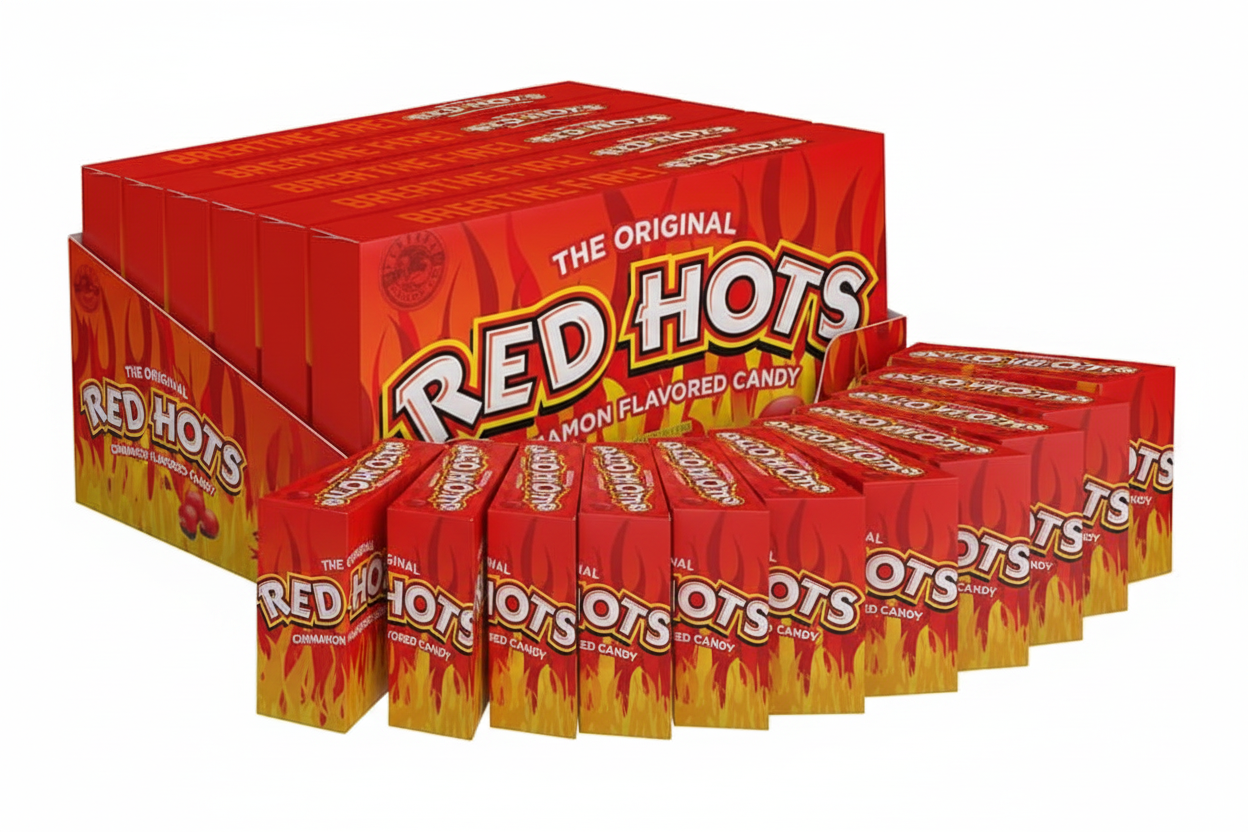 Red Hots Fanned Display