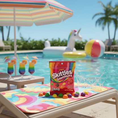 Skittles Gummies Poolside