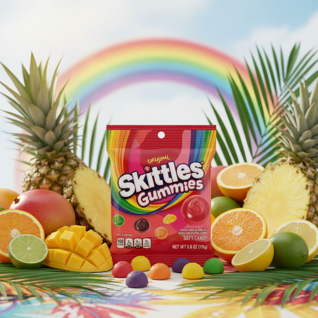 Skittles Gummies Tropical