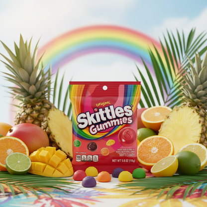 Skittles Gummies Tropical