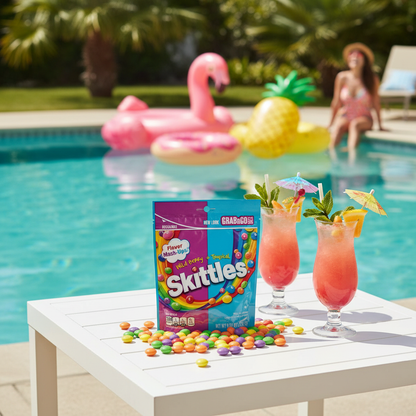 Skittles Mash-Ups Poolside