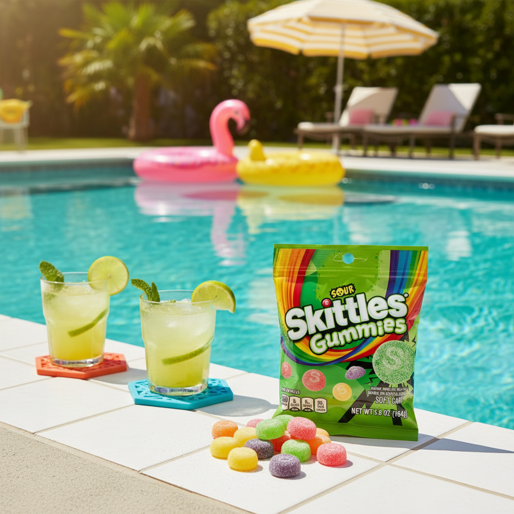 Skittles Sour Poolside
