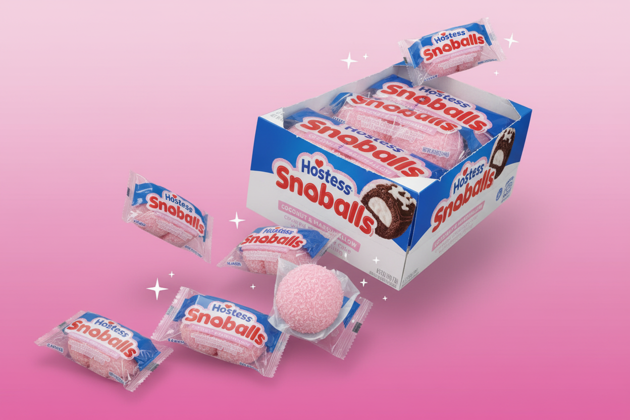 Snoballs Box Pink Gradient