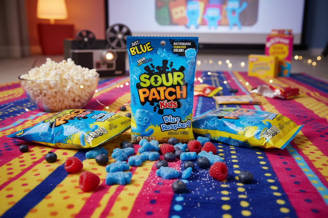 Sour Patch Kids Blue Raspberry 3-Pack Lifestyle