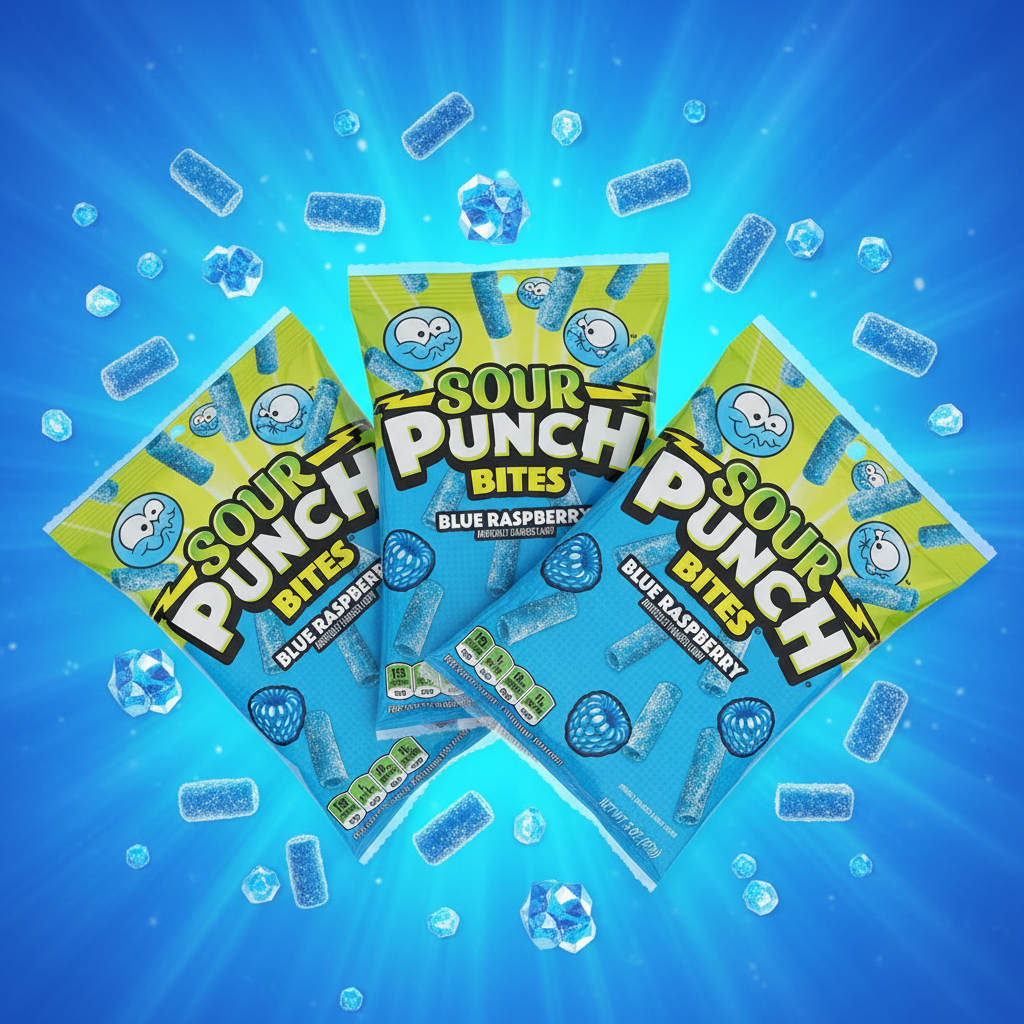 Sour Punch 3-Pack - Electric Blue