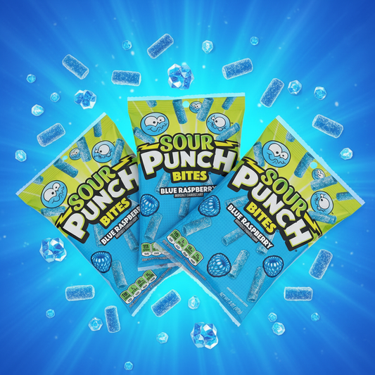Sour Punch 3-Pack - Electric Blue