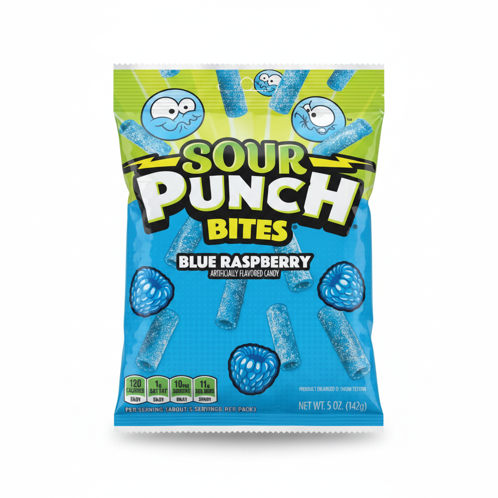Sour Punch Bites - Clean White