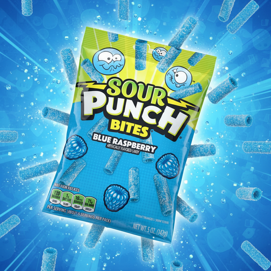 Sour Punch Bites - Electric Blue