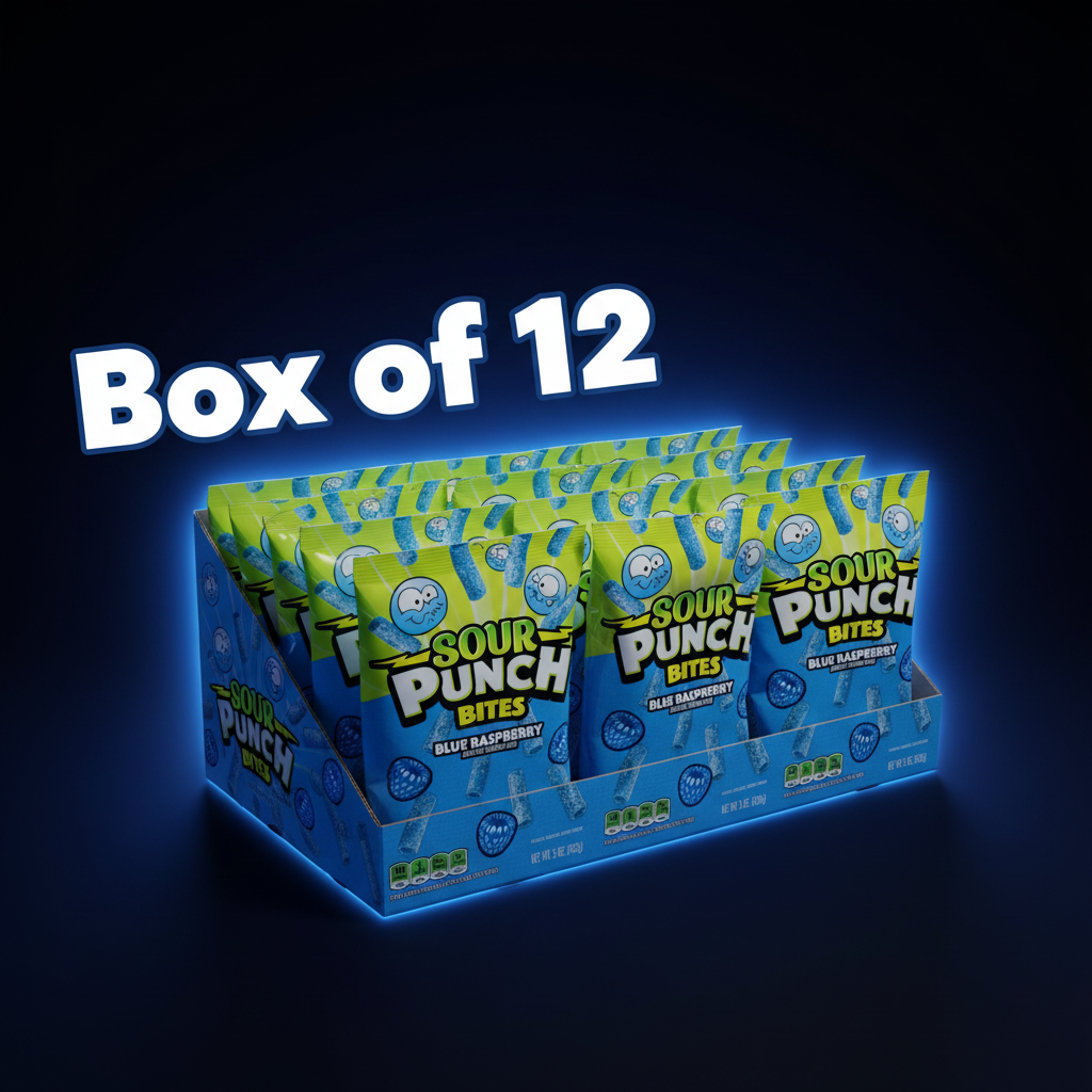 Sour Punch Box of 12 - Neon Bold