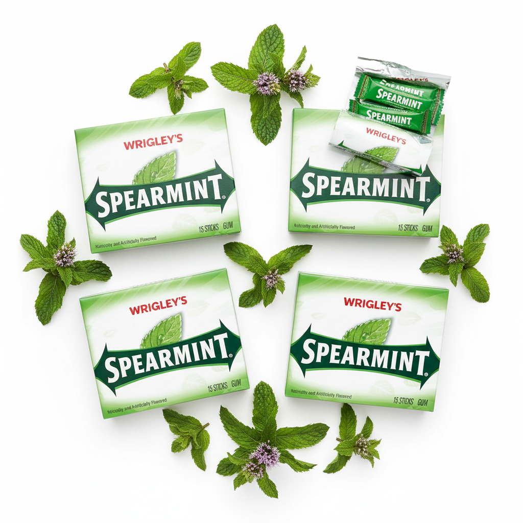 Spearmint 4-Pack – Flat Lay