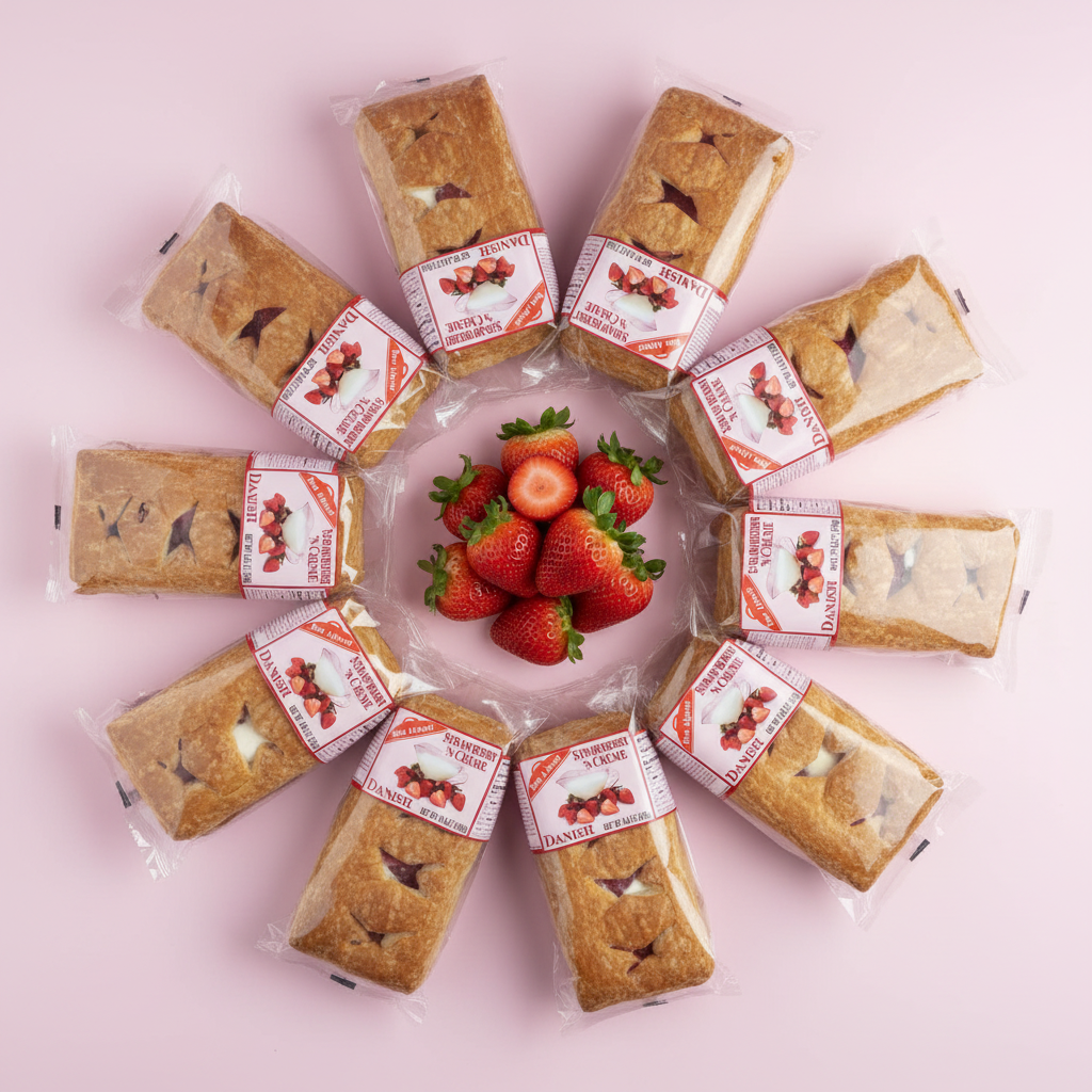 Strawberry Box Pink Pastel