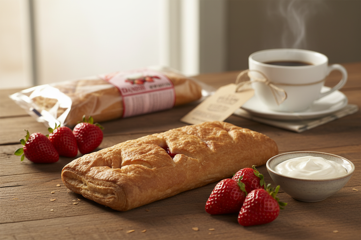 Strawberry Crème Danish Lifestyle