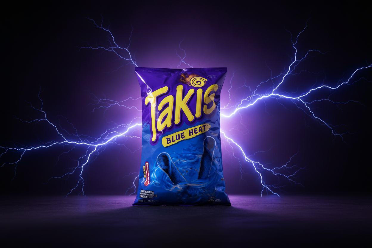 Takis Blue Heat - Lightning