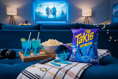 Takis Blue Heat - Movie Night
