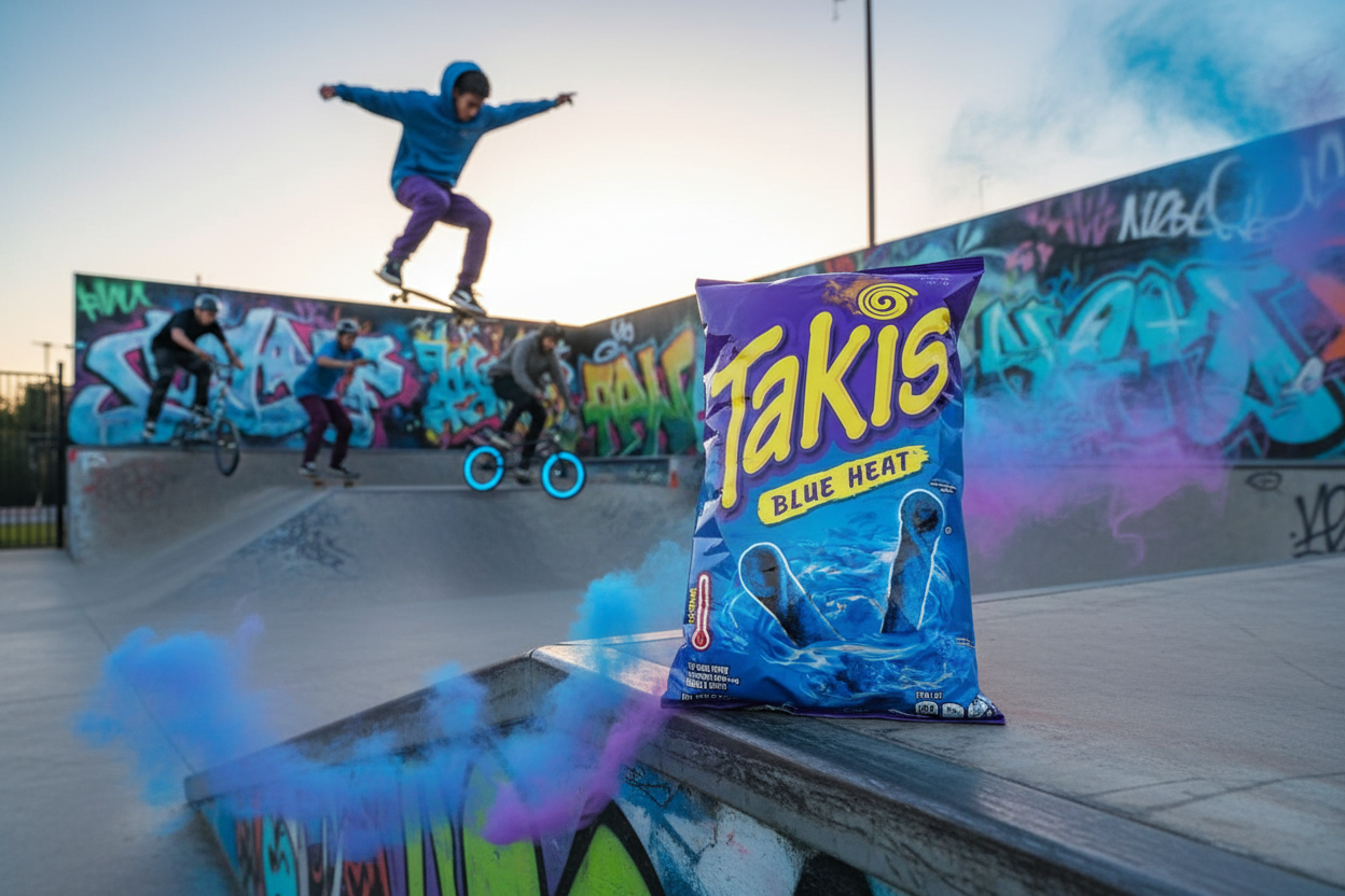 Takis Blue Heat - Skate Park