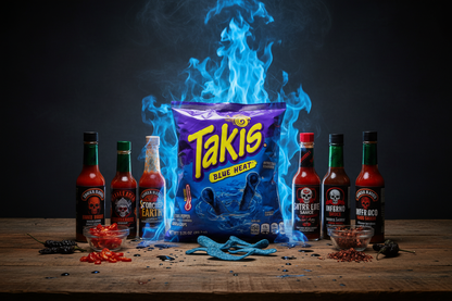 Takis Blue Heat - Spicy Challenge