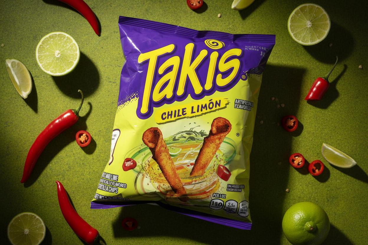 Takis Chile Limón - Flat Lay